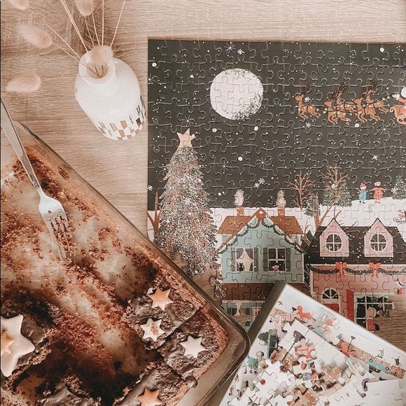 Anthropologie Other - 🎄Winter Wonderland 500 Piece Jigsaw Puzzle Holiday Christmas Galison